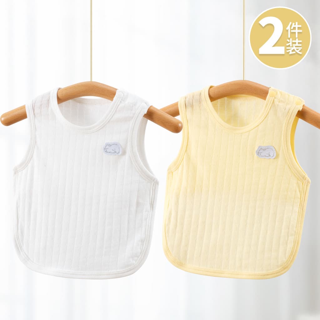 Bebê verão estilo fino puro algodão meia volta roupas proteção da barriga Anti-frio colete bebê recém-nascido verão dorm