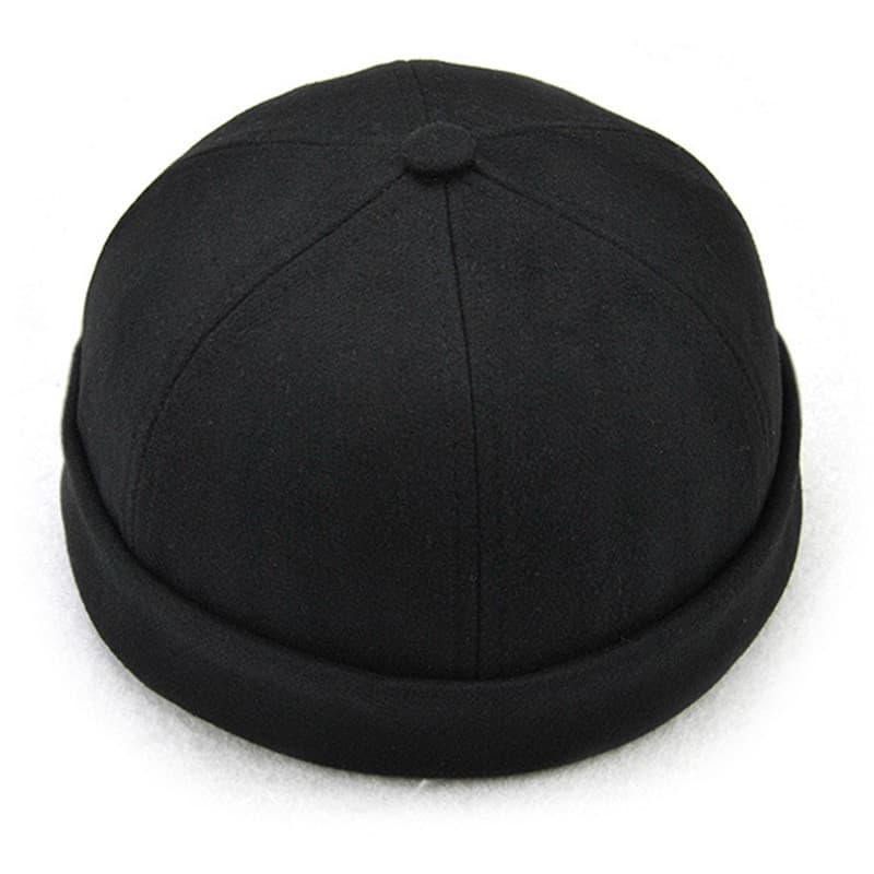 Chapéu Guapi senhorio chapéu masculino Yuppie primavera outono idosos de meia-idade Retro marinheiro sem aba chapéu masc