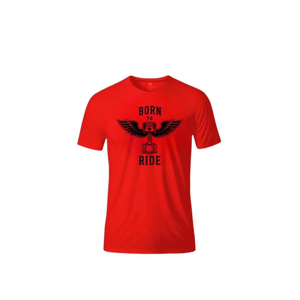 Camiseta Masculina Born to Ride Estampada 100% Algodão Premium P ao GG
