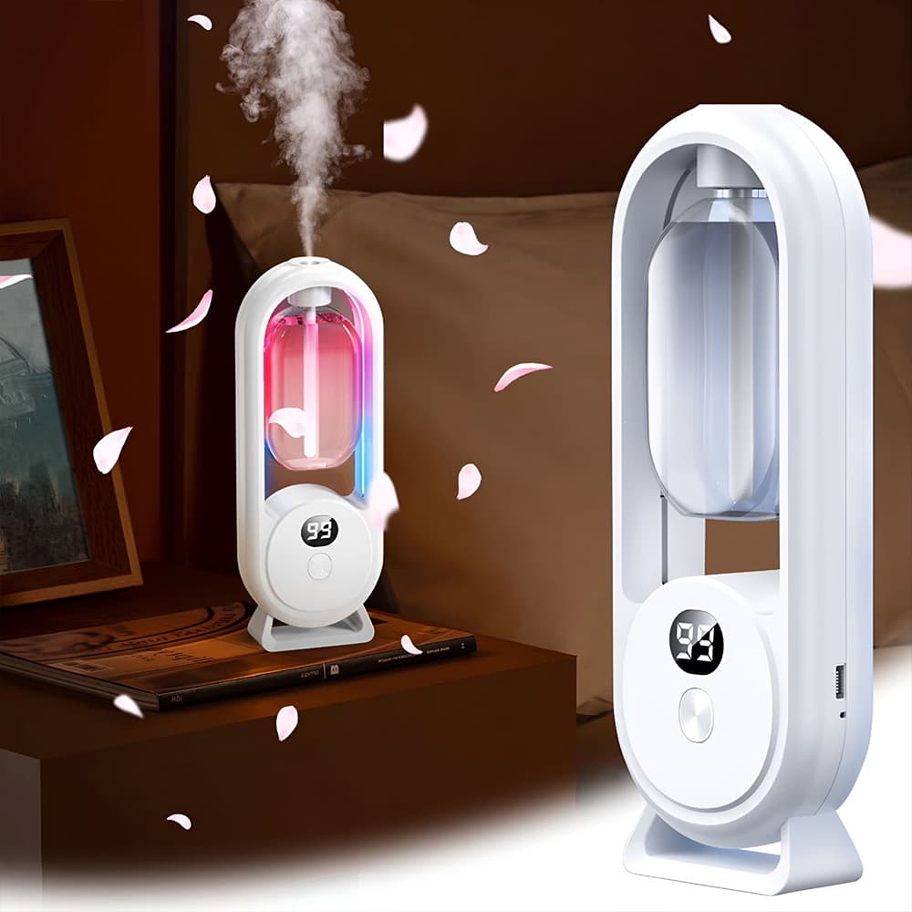 Difusor Aromatizador Automático com Umidificador de Ar Multifuncional – Para Essências e Aromas