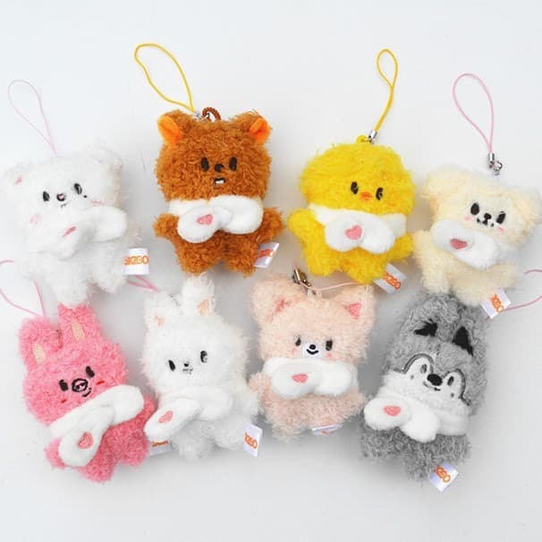 Kpop Idol Stray Kids Mini SKZoo Chaveiro De Brinquedo De Pelúcia Pingente Felix