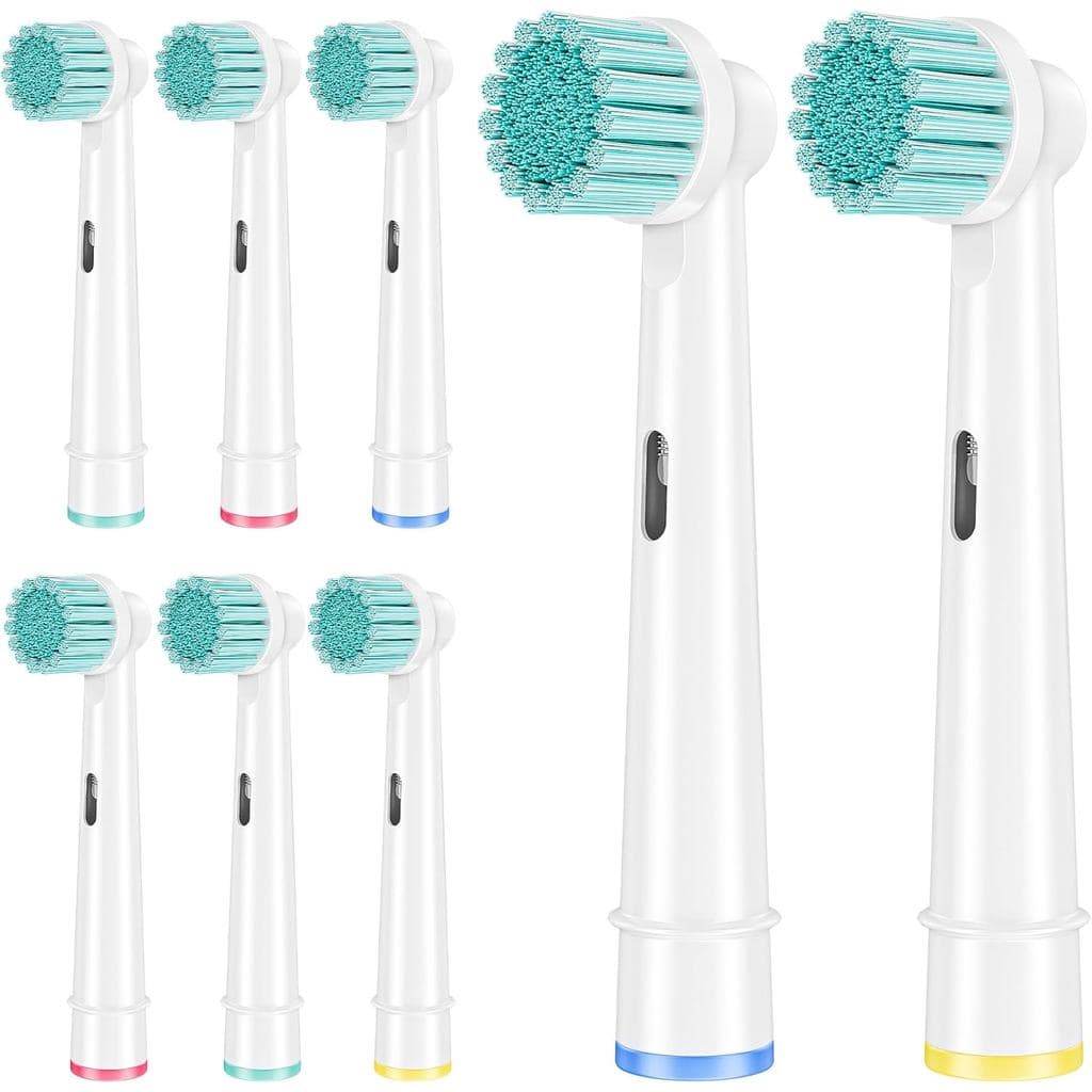 Cabeças de Escova de Dentes de Substituição para Cuidado de Gengivas Sensíveis, Compatíveis com Escovas Elétricas Oral B