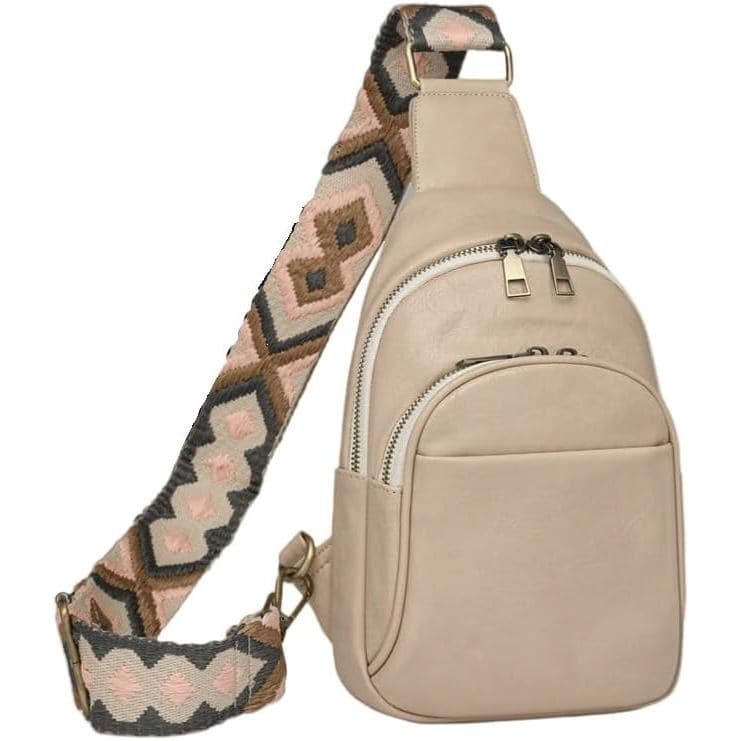 Bolsa Transversal Feminina Universal Casual Vintage, Bolsa de Peito Feminina