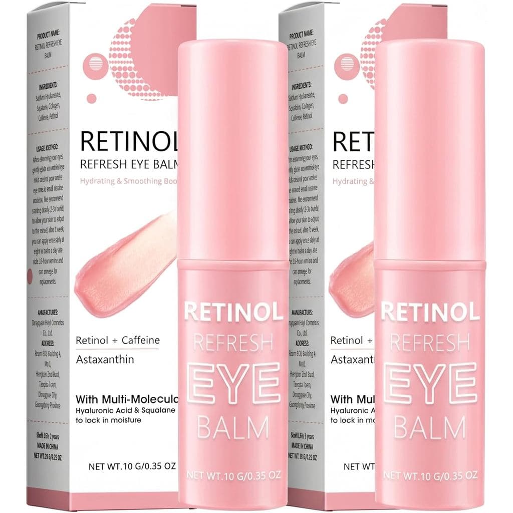 Bastão de Tratamento Revitalizante com Retinol para Rosto e Pescoço - Antirrugas, Firmador, Bastão de Colágeno, Hidratan