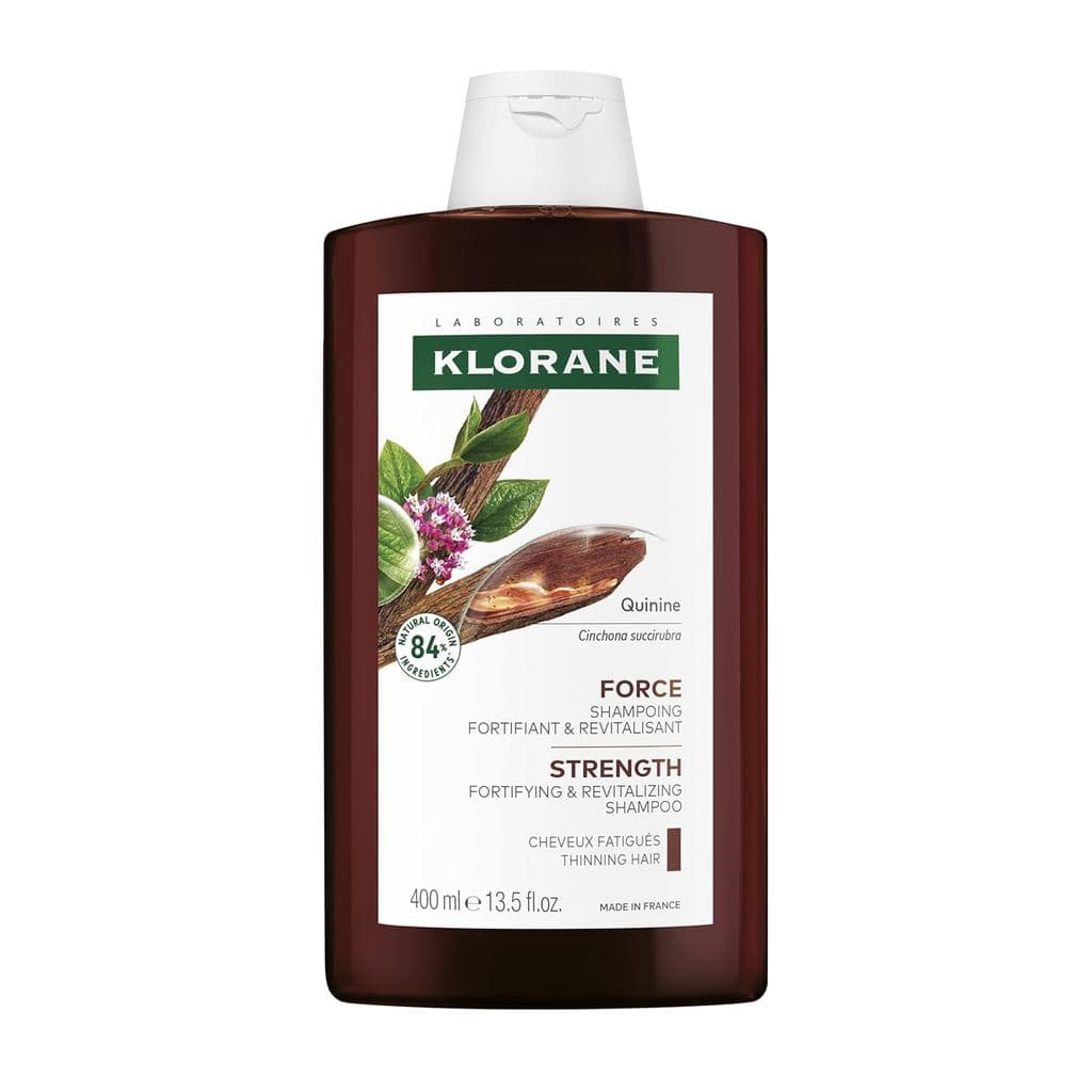 Shampoo Fortificante Klorane com Quinina - Testado por Dermatologistas - Alternativa Natural para Engrossar Cabelos Ralo
