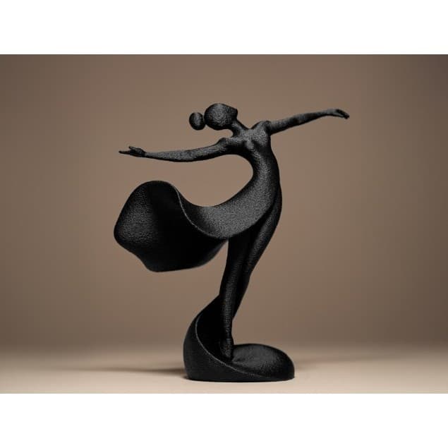 Bailarina Decorativa Minimalista 13x6cm | Escultura em Impressão 3D para Mesa Estante Nicho