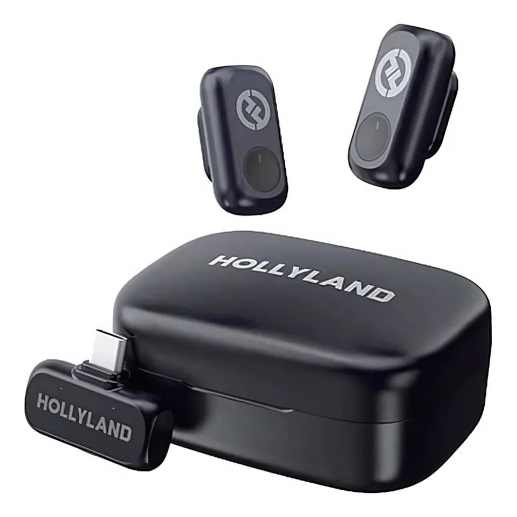 Microfone Hollyland Lark A1 Combo Duo Usb-c e Lightning c