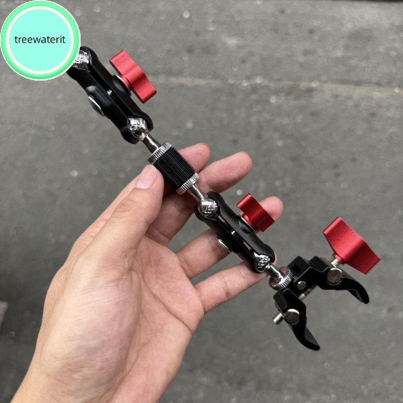 treewaterit Câmera De Metal Super Braçadeira 1 Conjunto Com Cabeça Esférica Dupla Braço Mágico Ajuste Flexível Para Uso