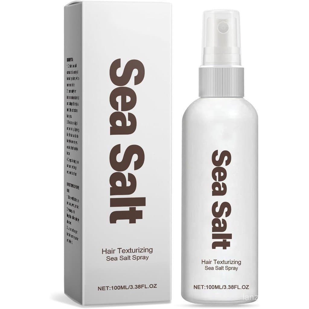 Spray Texturizador Efeito Marinho - Adequado para modelagem de ondas de praia, fixação de cachos, hidratação e nutrição