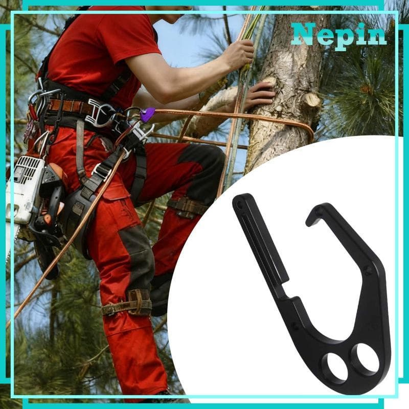 [Nepin] Gancho De Alumínio Para Alpinista De Árvores , Operação Com Uma Mão , Não É Fácil De Cair Equipamento De Conexão
