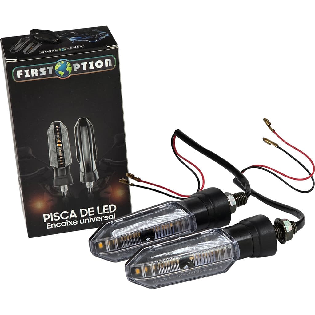 2 Unidades Pisca Led Modelo 126 Longa Durabilidade Compatível Honda Yamaha E Suzuki