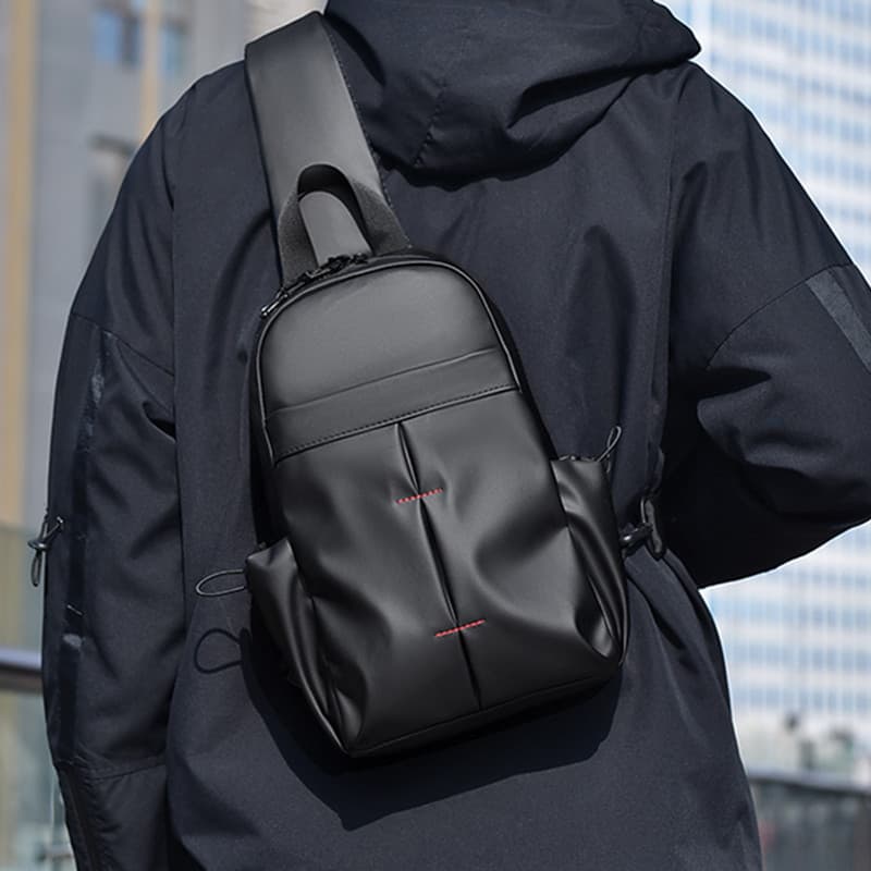 2025 Novo Estilo Bolsa de Peito Masculina Street Wear Bolsa Mensageiro À Prova D 'Água Viagem Ao Ar Livre Ombro Pequena