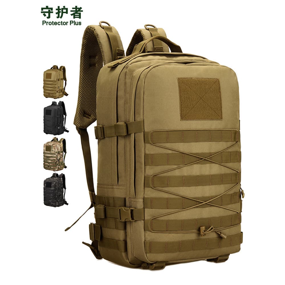 Guardian 45L Mochila Tática de Grande Capacidade Computador Bagagem Caminhadas Viagem Masculino Camuflagem Mochila Ao Ar