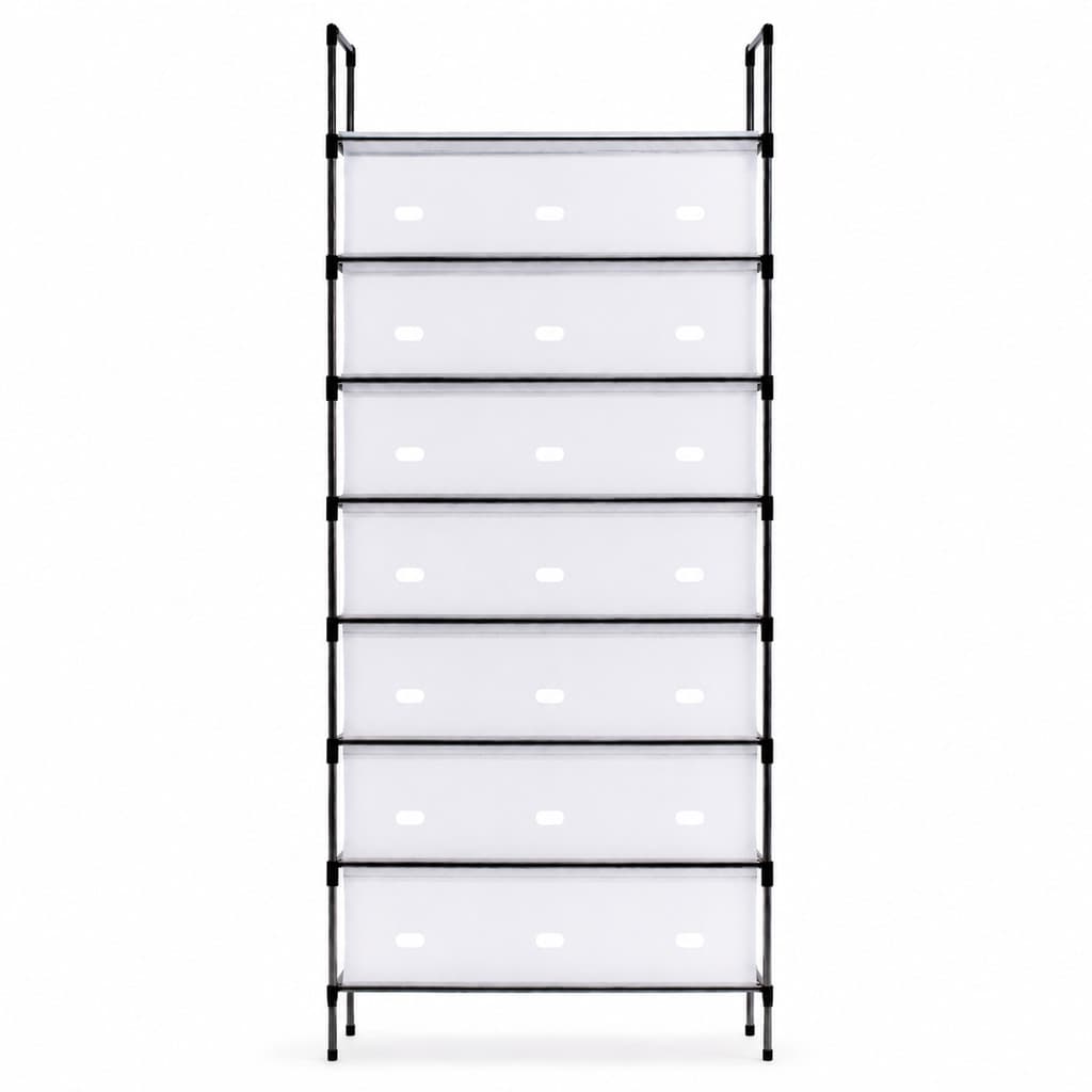 Sapateira Organizadora 7 Camadas Armário Sapatos 21 Pares Prateleira Vertical Closet Quarto Organizador Calçados