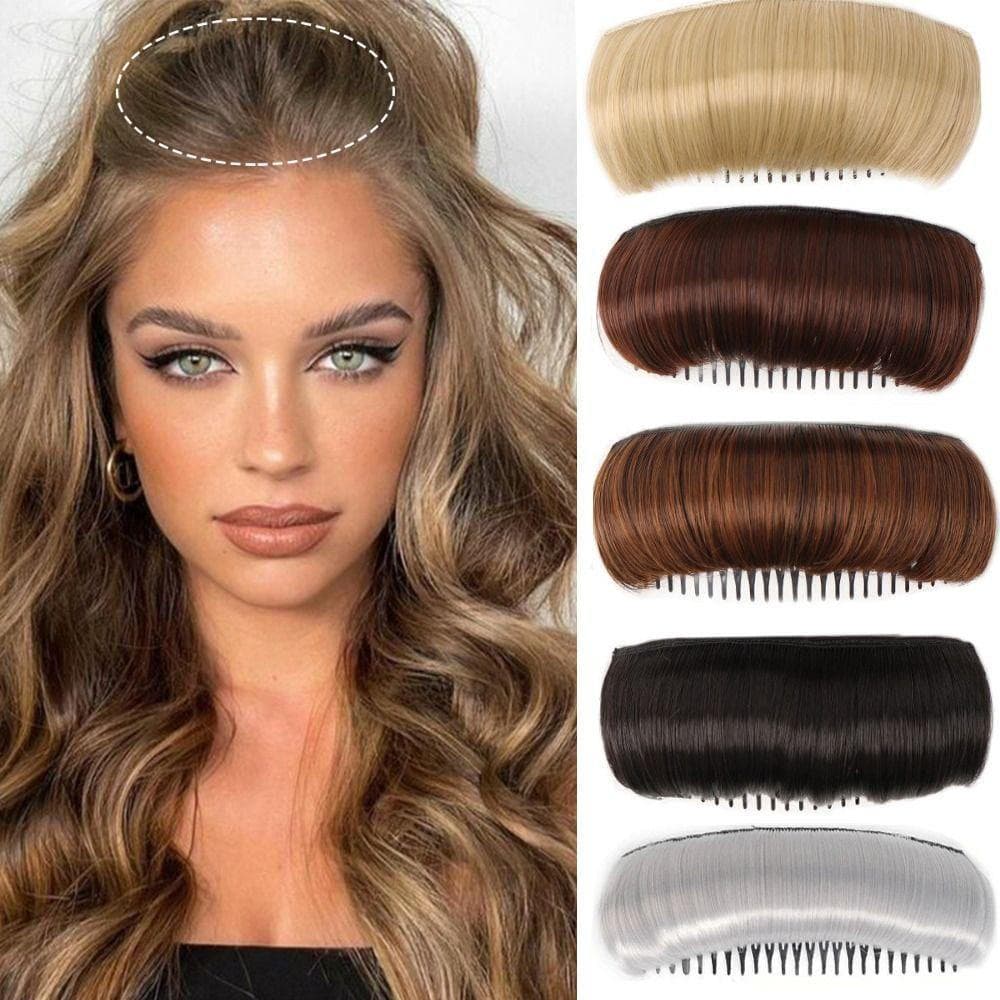 Almofada de Cabelo Volumosa, Coque de Extensão Capilar Sintética Invisível DIY, Peruca