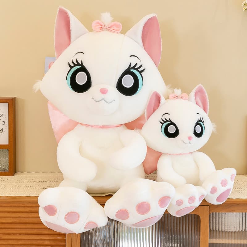 Brinquedo de Pelúcia Fofo da Gata Mary de 35/60cm, Almofada Encantadora, Presente para Crianças L1BT SZQB