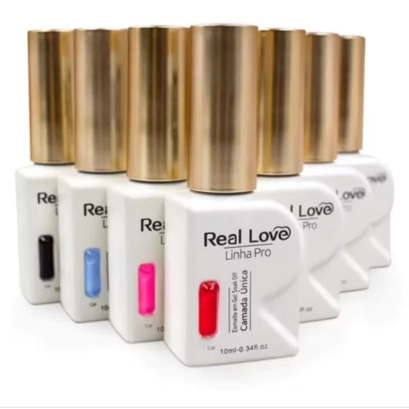 Esmalte Real Love Pro 48 Cores – Secagem Rápida e Alta Cobertura