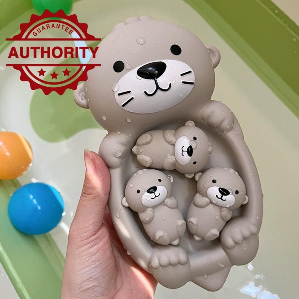 Banheiro Das Crianças Flutuante Animal Lontra Selada Infantil Jogar Brinquedo De Água Banho Z7q0