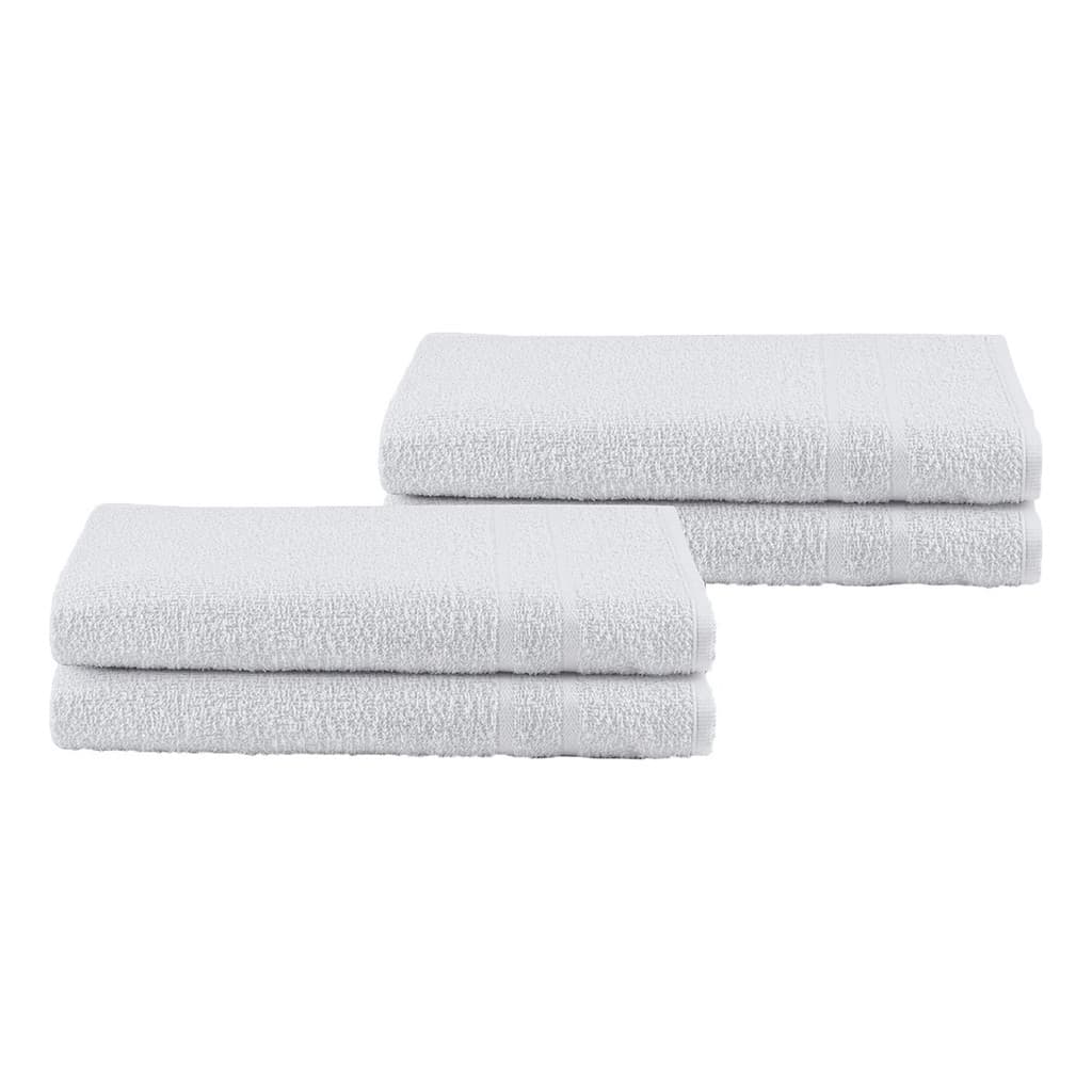 Kit 4 Toalhas De Rosto Tenille Alta Absorção E Qualidade