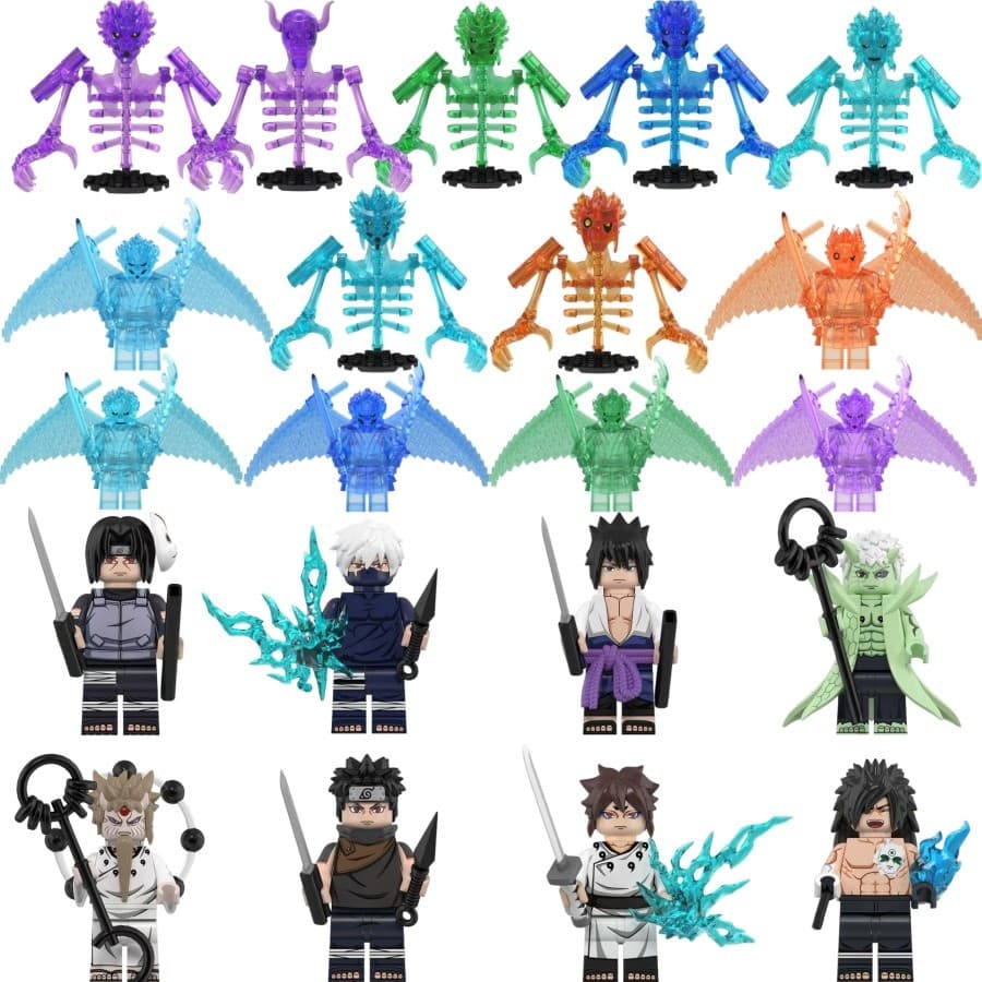 Anime Action Figures WM6208 WM2918-WM2923 Bloco De Construção Coleção Brinquedos Para Criança