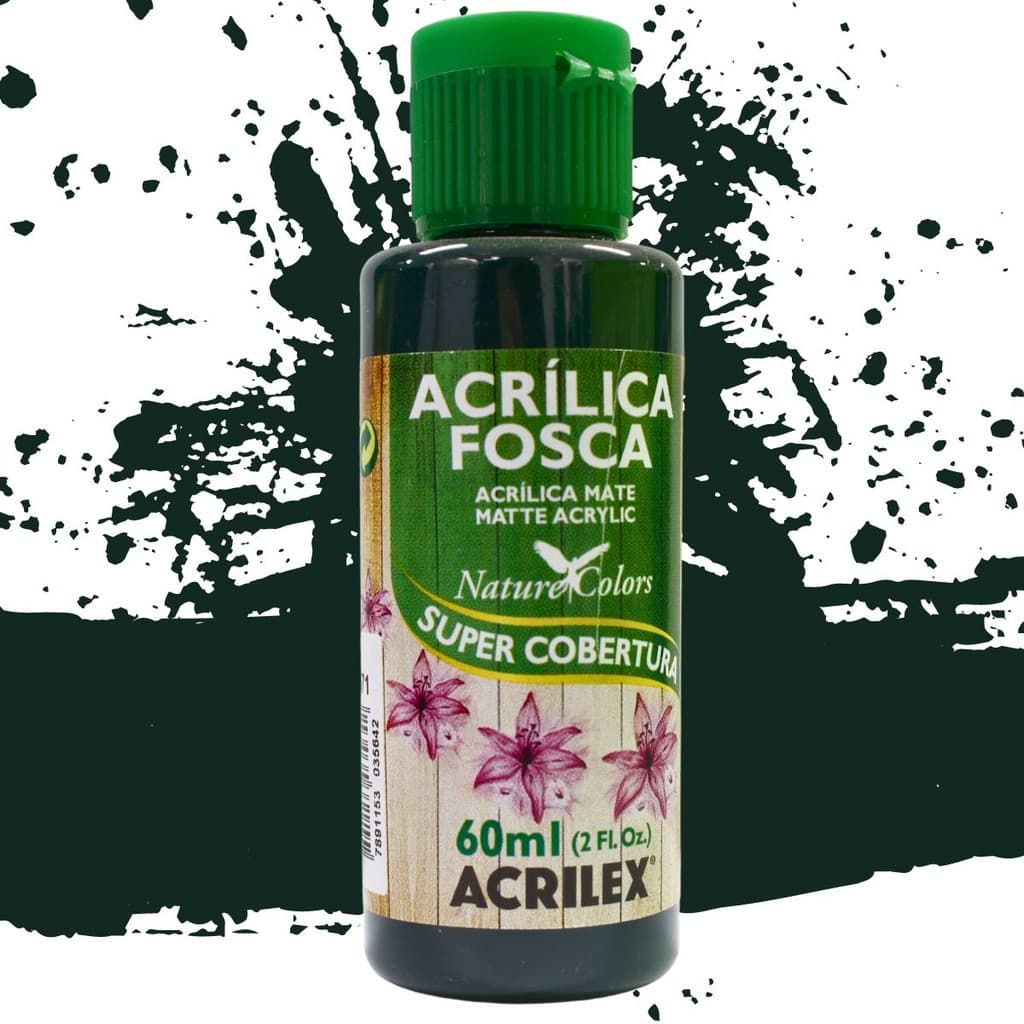 Tinta Acrílica Fosca 60ml 571 - Verde Esmeralda