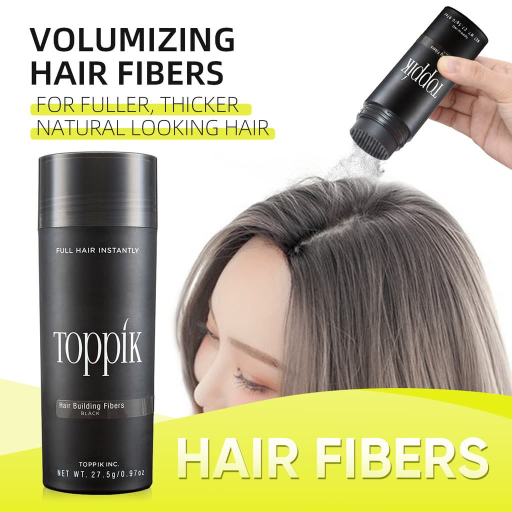 Linha de cabeleireiro de maquiagem de beleza para meninas carregando pó de fibra
