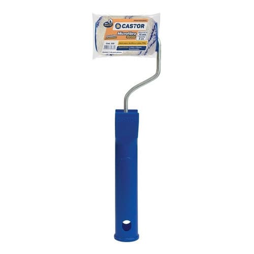 Rolo De Lã Sintética Para Pintura Parede 5 Cm Castor