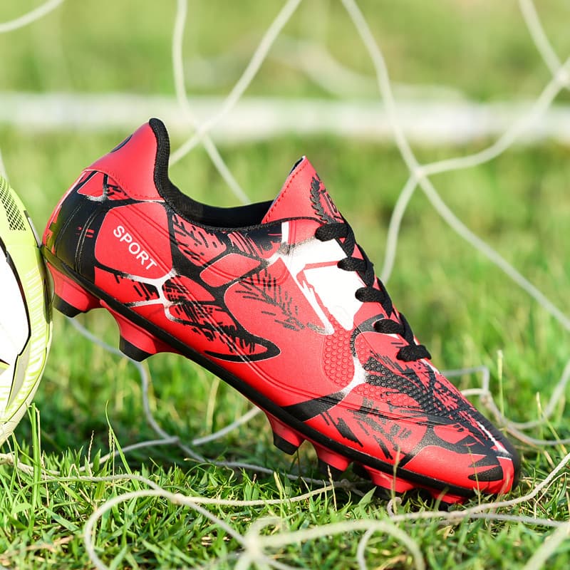 Botas de futebol para jovens, sapatos masculinos antiderrapantes com pontas fragmentadas, estudantes do ensino fundament