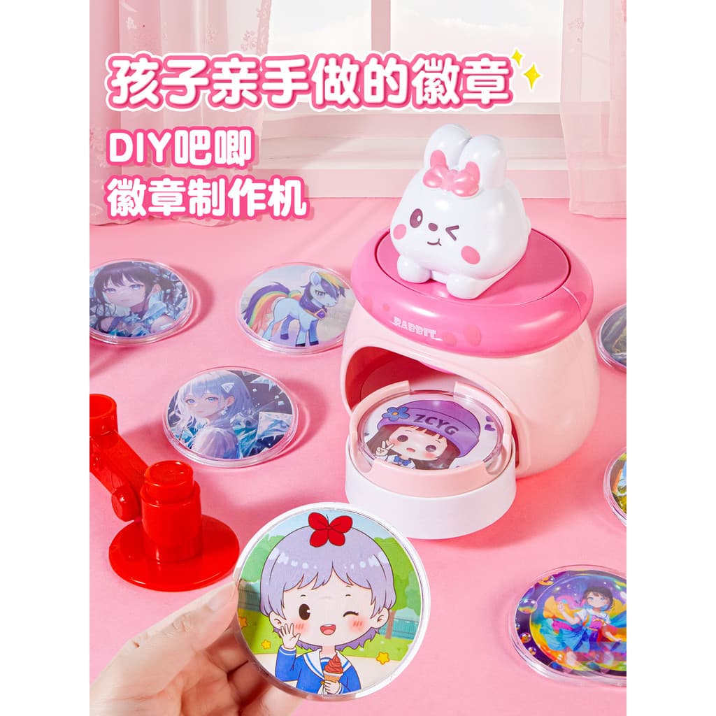 Bar caseiro Chi maker crachá fabricante fazer barra Chirp robô medalha emblema brinquedo das crianças presente de aniver