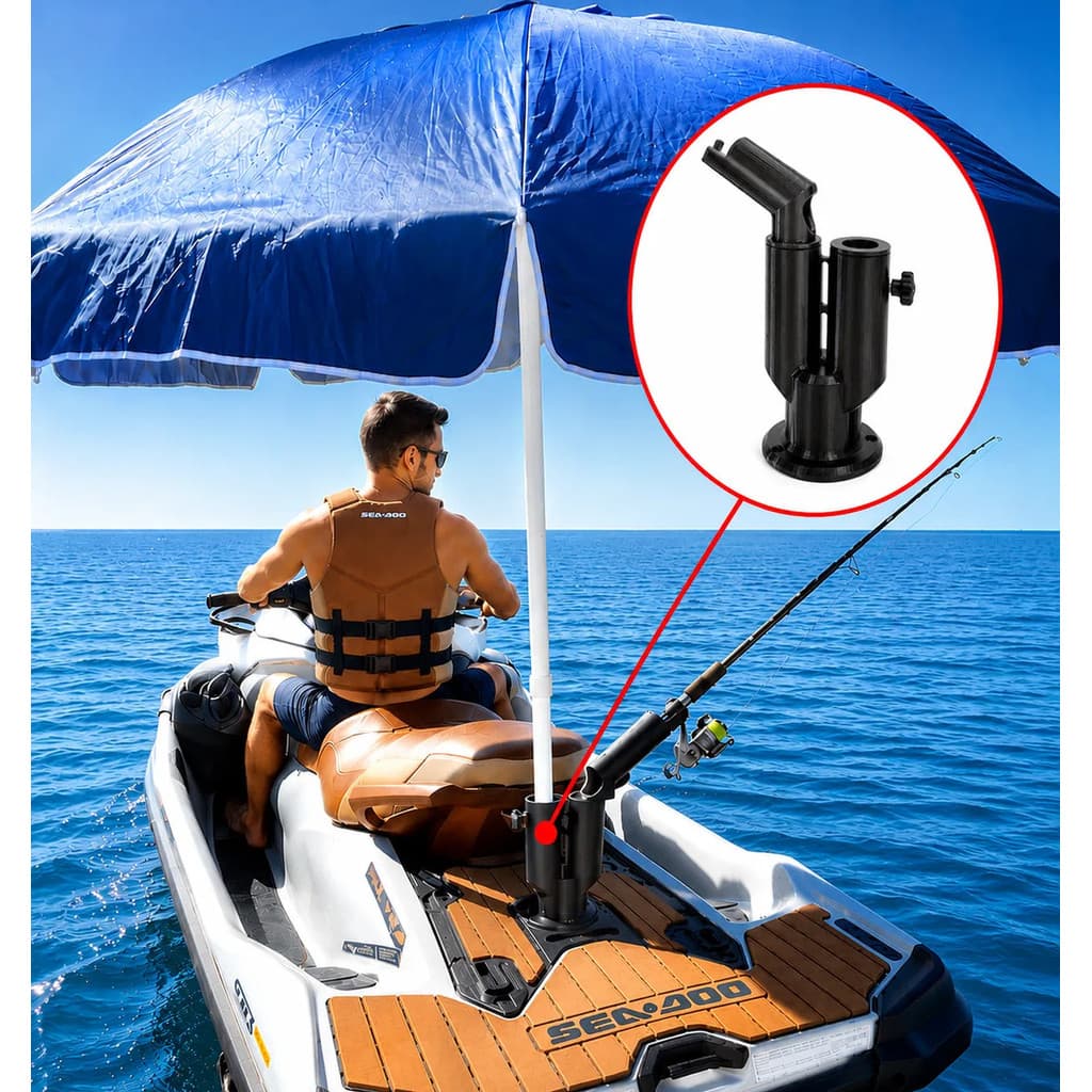 Suporte Vara Pesca E Guarda Sol Para Jet Ski Sea Doo Gti Gtx