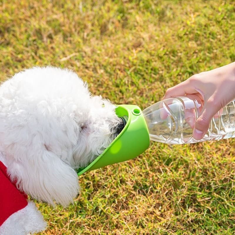 Yoo Portátil Viagem Filhote De Cachorro Tigela De Água Silicone Dispensador Para Animais De Estimação Viagens De