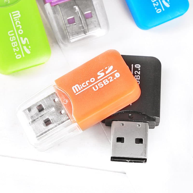Leitor de cartão tf usb2.0 leitura de alta velocidade cartão tf cartão de memória Mini computador portátil conversor de