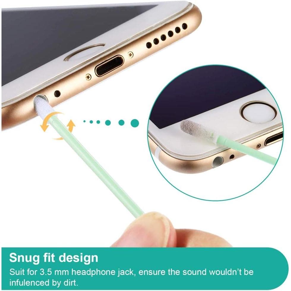 Conjunto de 44 peças para limpeza de telefones móveis, adequado para limpar portas de carregamento USB e conectores de f