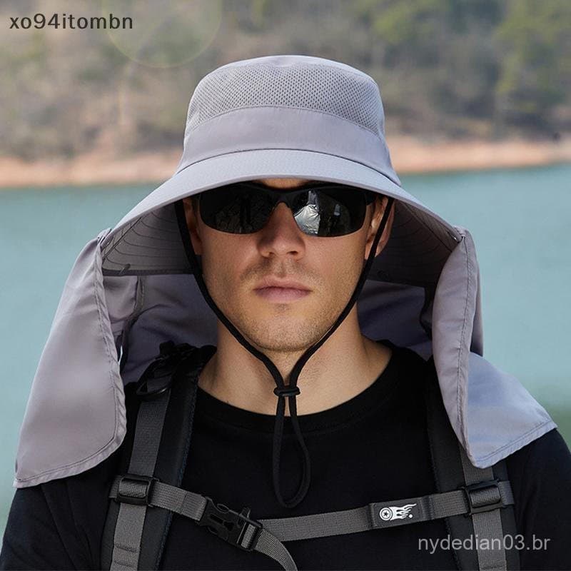 itens Chapéus De Sol De Verão , Camada Dupla , Proteção UV , Pesca , Boné Ao Ar Livre , Caminhadas , Acampamento , Visei