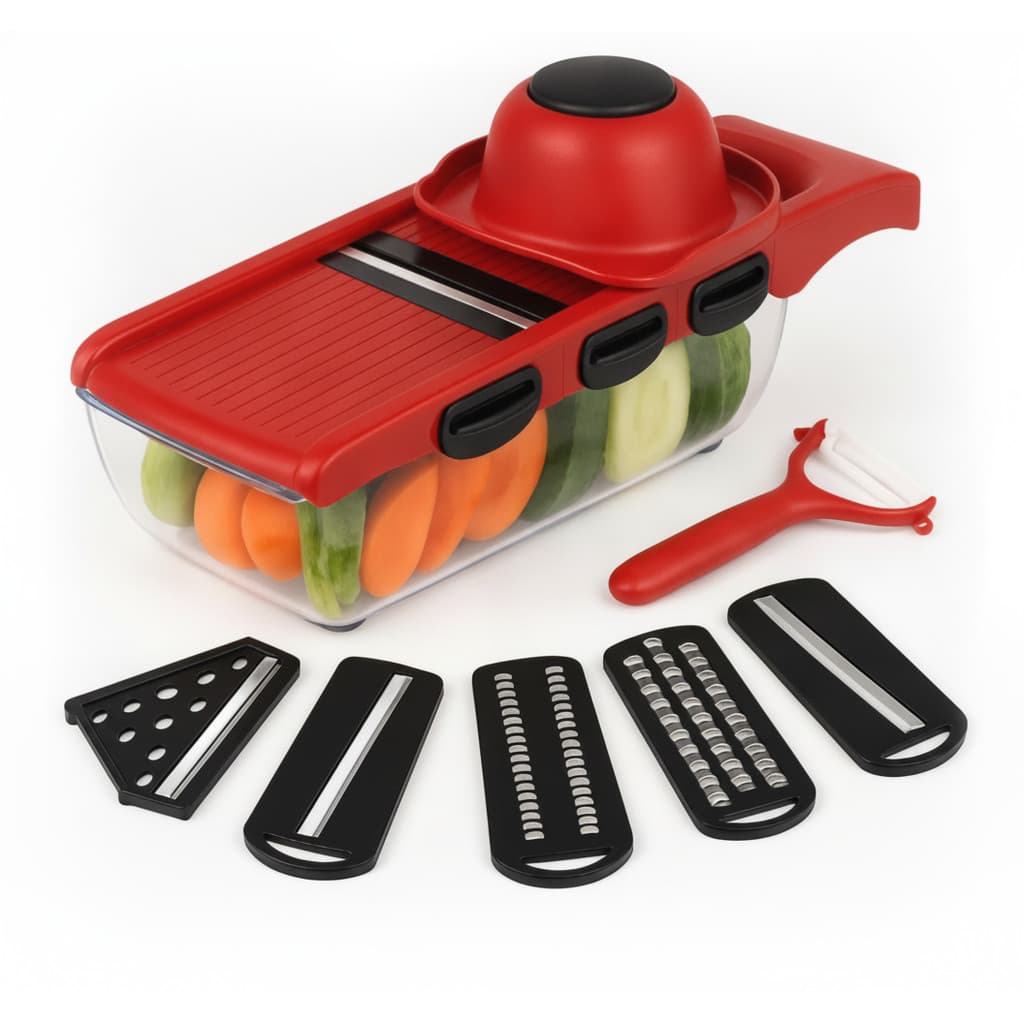 6 EM 1 CORTADOR de Legumes Mandoline Multifuncional - - Original Premium Lacrado Envio Rápido