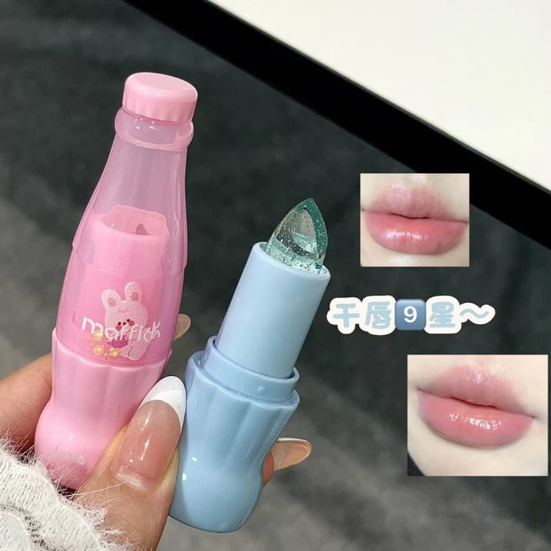 Olhe para isso!Bonito refrigerante bálsamo labial feminino hidratante hidratante Anti-secagem sabor de frutas masculino