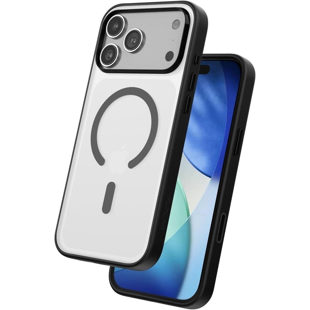 FLOLAB Surtect Tri-Fusion Magnetic para iPhone 17 Pro Max Capa Protetora Design Slim Compatível com Magsafe Grau Militar