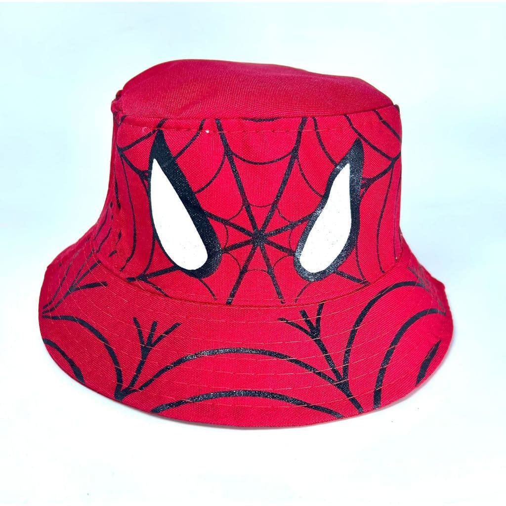 Chapéu Buket Moda Infantil Unissex Primavera/Verão H.Aranha/Pokemom Kids Desenho Animado