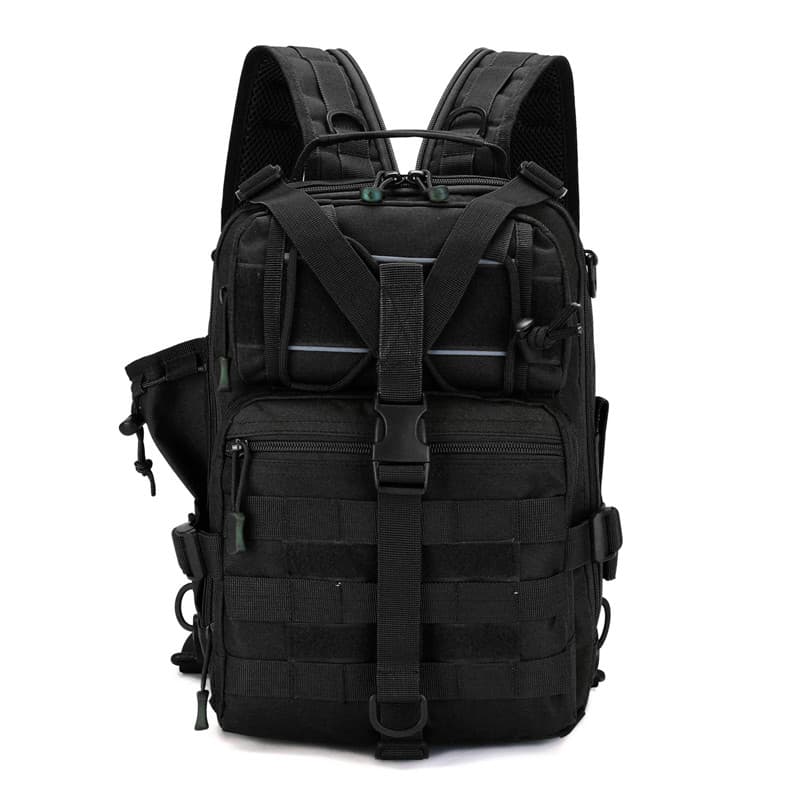 Homens esportes ao ar livre mochila multifuncional tático mochila saco de viagem isca de pesca saco montanhismo mochila