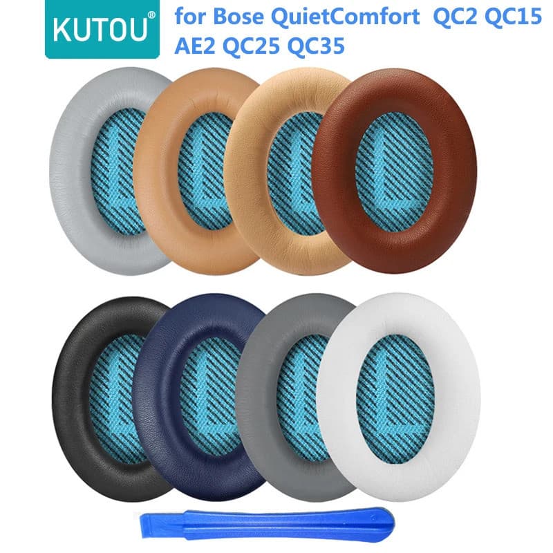 Almofadas de Substituição KUTOU para Fones de Ouvido Bose QuietComfort 35 QC35 ii QC15 QC25, Almofadas para Fones de Ouv