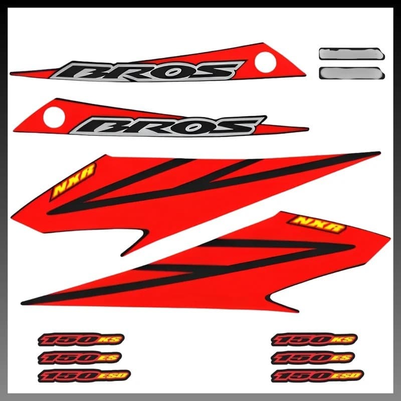 Kit Faixa Adesivo NXR Bros 2008 150 KS ES ESD Cores Variadas
