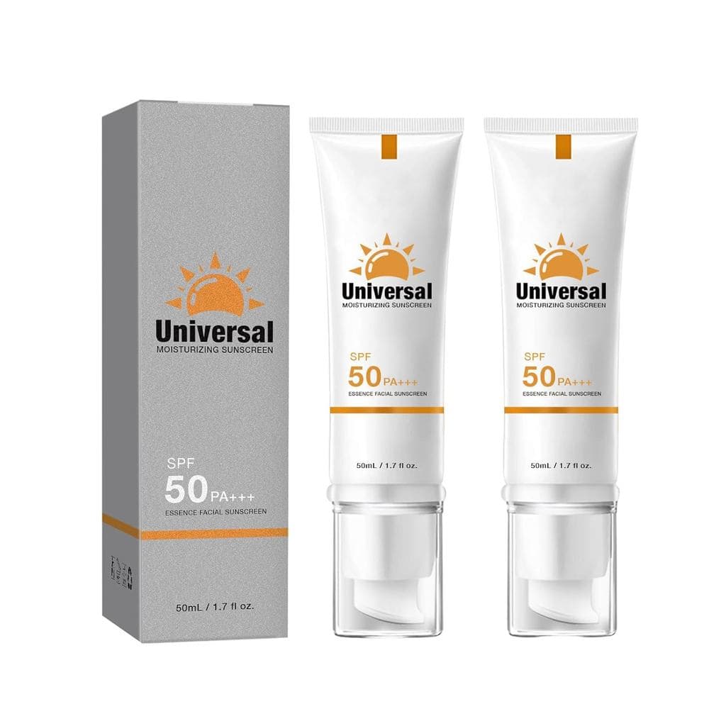 Protetor Solar Facial com Cor FPS 50, Protetor Solar Universal Hidratante FPS50 PA+++, Tamanho Viagem, Solução Refrescan