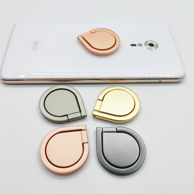 Suporte criativo em formato de gota d'água para celulares, suporte magnético dobrável para carro, suporte de anel para c