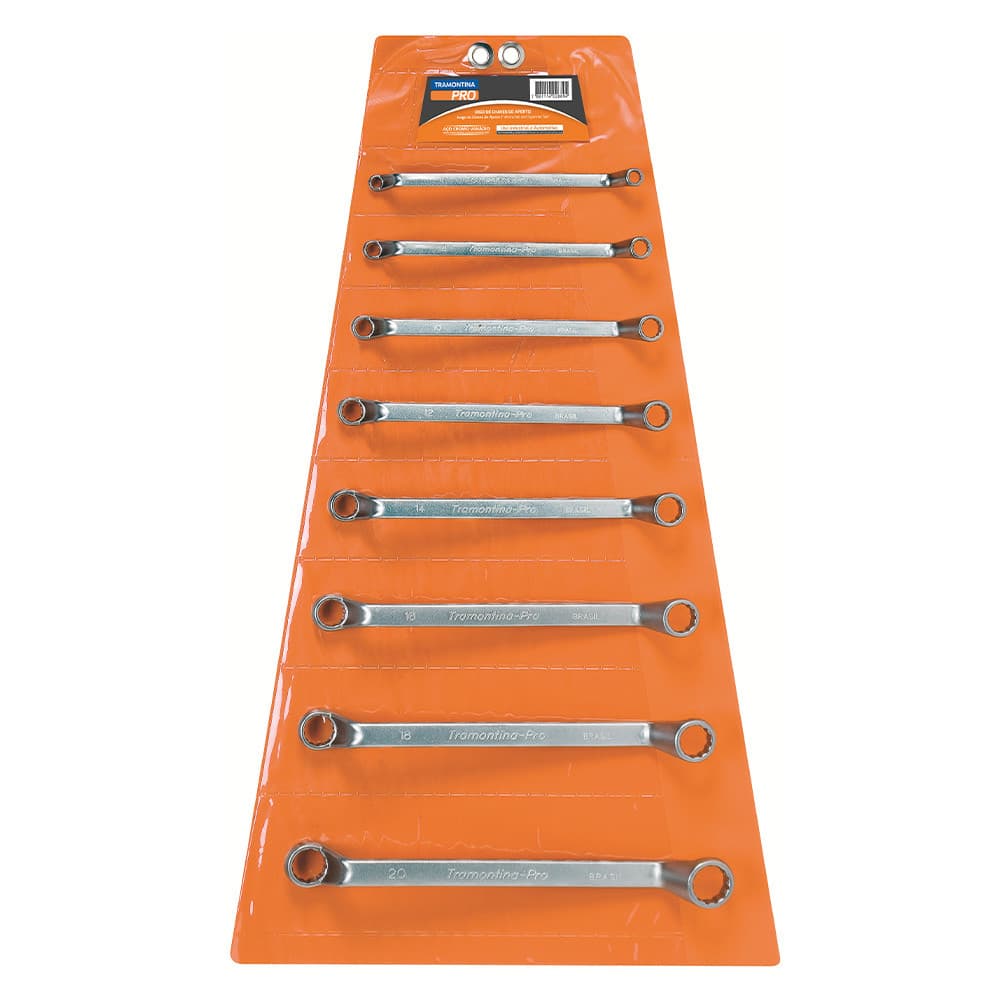Jogo de Chave Estrela 6 a 22mm com 8 Peças Tramontina PRO 44630/208