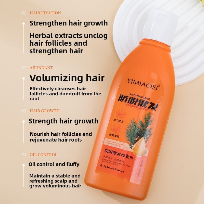 Shampoo Antiqueda 200Ml Platycladus Orientalis Nutrir Couro Cabeludo Fortalece As Raízes Do Cabelo