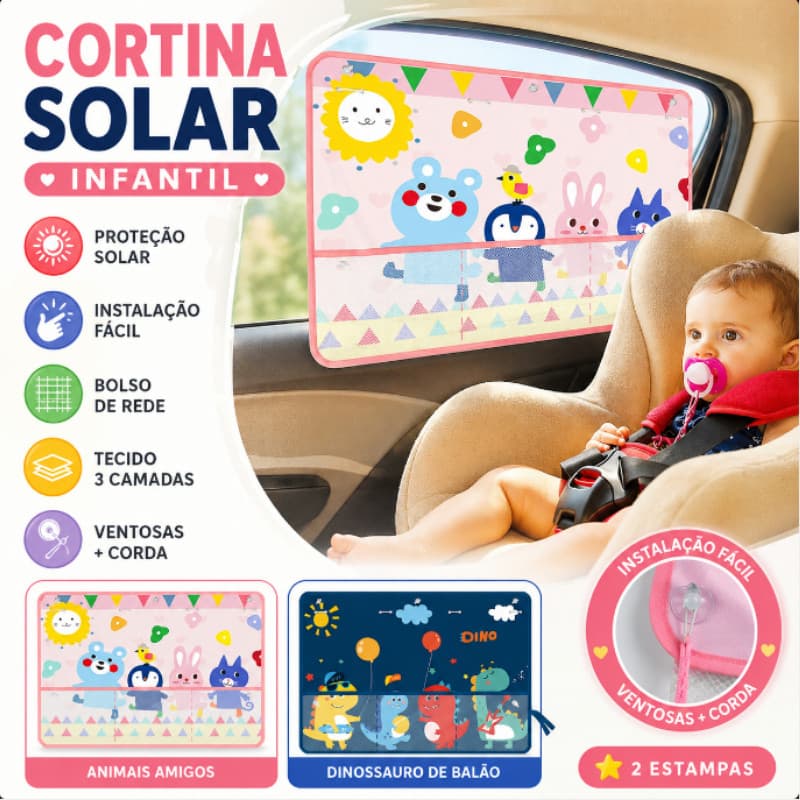 Cortina Magnética Para Janela De Carro Blackout Protetor Solar Bebê Proteção UV Verão Isolamento Térmico