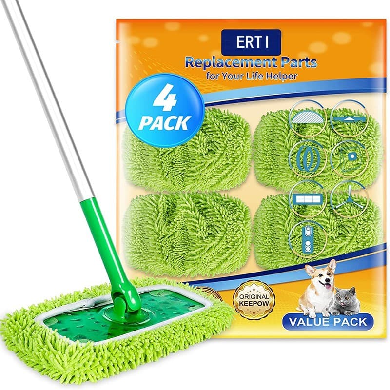 Adequado para esfregão swiffer 3M Kao esfregão estático esfregão plano engrossado pano de Chenille molhado seco dupla ut