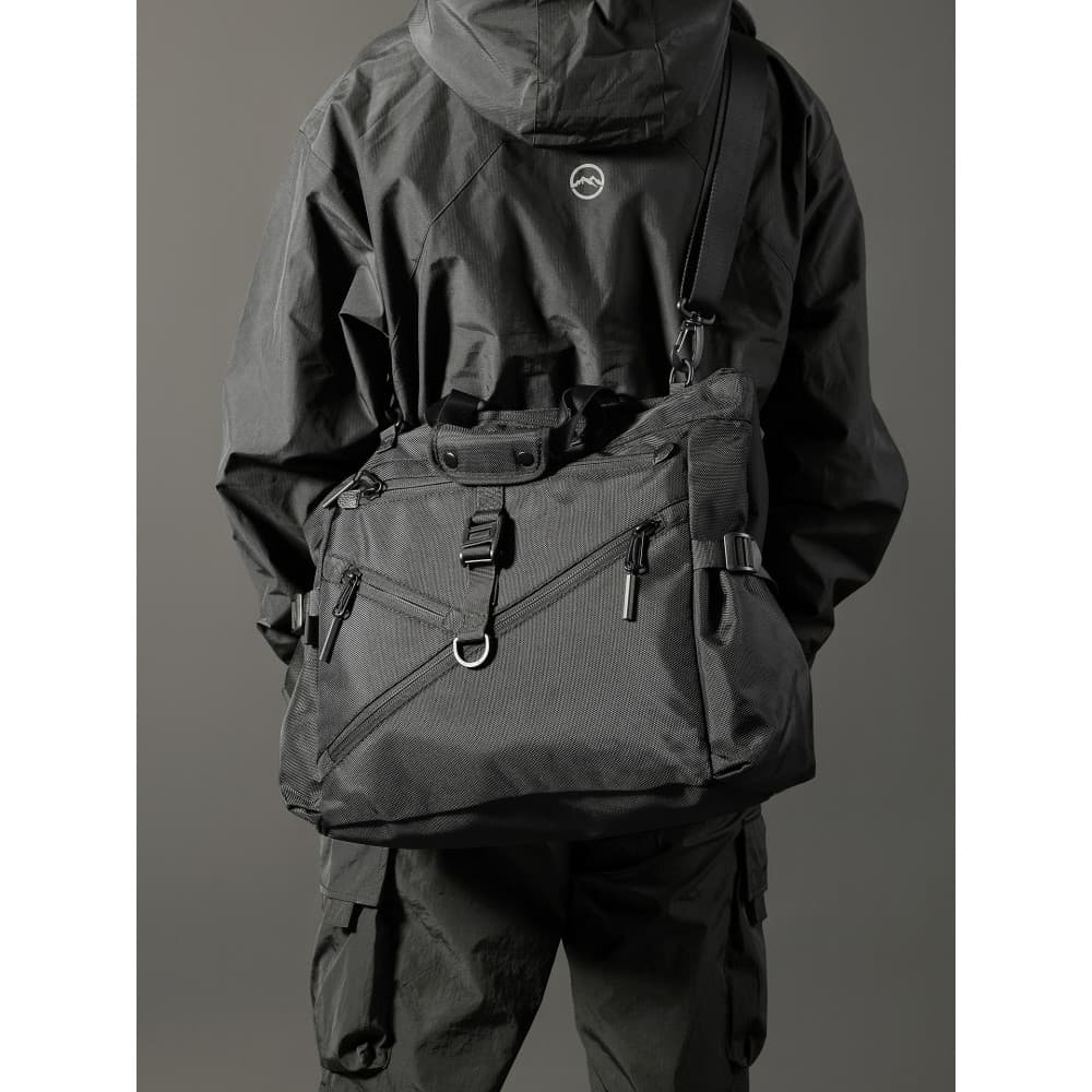 Multifuncional balístico náilon sacola de ombro masculino Commuter saco do mensageiro grande capacidade bolsa do computa
