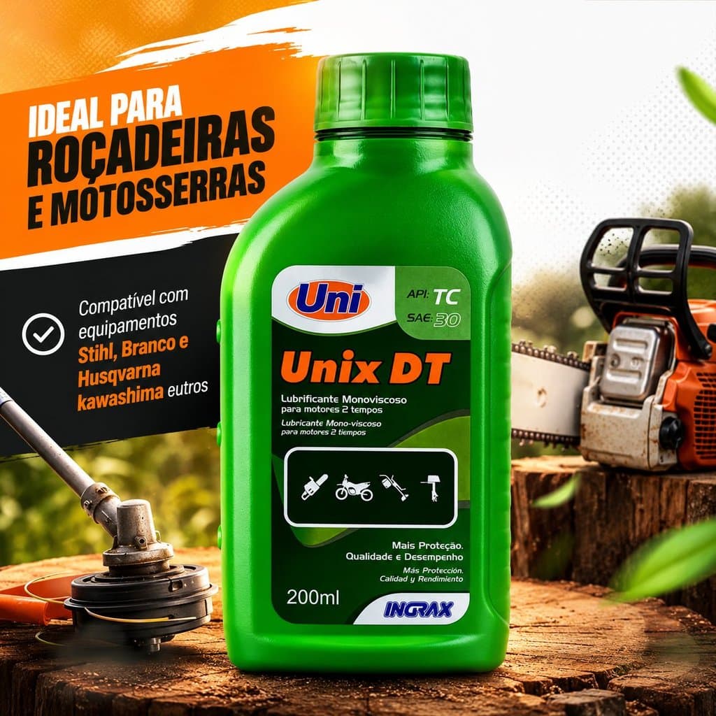 Óleo Para Usar Motosserra Stihl Motores 2T 200ml