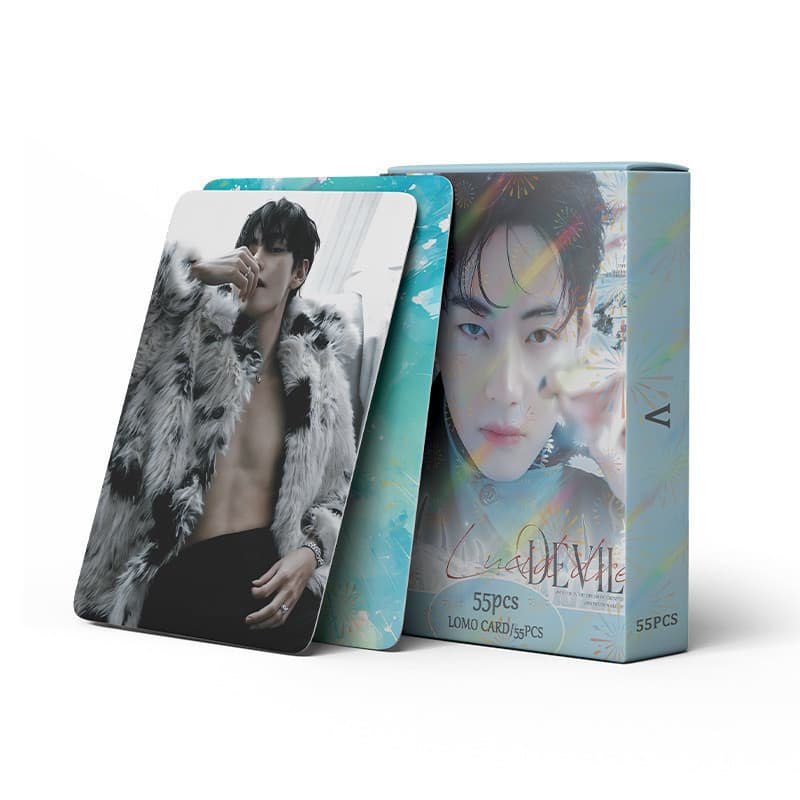 Kpop 55 Unidades/Conjunto Idol BT V solo lomo Cartões Fotográficos Para Fãs